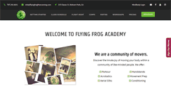 Desktop Screenshot of flyingfrogacademy.com